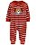 Pijama com pezinho Listrado Dog - 6m (3 a 6 meses) - Carter's - Imagem 1