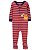Pijama com pezinho Vermelho Colheitadeira - 12m (9 a 12 meses) - Carter's - Imagem 1