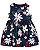 Vestido Evasê Floral Azul - 9m (6 a 9 meses) - Carter's - Imagem 1