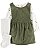 Jardineira/Vestido Veludo Verde - 24m (18 a 24 meses) - Carter's - Imagem 1