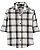 Camisa Social Xadrez Branca/Preta - 2T (2 a 3 anos) - Carter's - Imagem 1