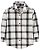 Camisa Social Xadrez Branca/Preta - 2T (2 a 3 anos) - Carter's - Imagem 2