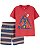 Conjunto 2 Peças Dino Lua Vermelho - 6m (3 a 6 meses) - Carter's - Imagem 1