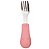 Kit Talheres cabo em Silicone Rosa - Buba - Imagem 3
