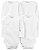 Kit Body 4 Peças Manga Longa Branco - RN - Carter's - Imagem 1