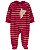 Pijama com pezinho Vinho Ursinho - RN - Carter's - Imagem 1