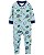 Pijama com pezinho Azul Raquete Tênis - 2T (2 a 3 anos) - Carter's - Imagem 1