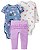 Conjunto 3 peças Coruja Roxo - 3m (1 a 3 meses) - Carter's - Imagem 1