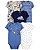 Kit Body 5 Peças Rinoceronte Azul - 6m (3 a 6 meses) - Carter's - Imagem 1