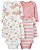 Kit Body 4 Peças Elefantes Rosa - 6m (3 a 6 meses) - Carter's - Imagem 1