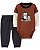 Conjunto 2 Peças Dog Marrom - 3m (1 a 3 meses) - Carter's - Imagem 1