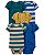 Kit Body 5 Peças Porquinho Azul - 12m (9 a 12 meses) - Carter's - Imagem 1