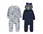 Kit 2 Macacões Azul Marinho e Raposa - 3m (1 a 3 meses) - Carter's - Imagem 1