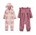 Kit 2 Macacões Quadriculado e Rosa - 3m (1 a 3 meses) - Carter's - Imagem 1