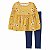 Conjunto 3 peças Manga Longa Bata Amarela - 2T (2 a 3 anos) - Carter's - Imagem 2