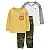 Conjunto 3 peças Manga Longa Little Builder  - 2T (2 a 3 anos) - Carter's - Imagem 1