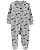 Pijama com pezinho Cinza Carros - 3m (1 a 3 meses) - Carter's - Imagem 1