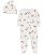 Pijama com pezinho Beija-Flor + Touca - RN - Carter's - Imagem 1