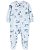 Pijama com pezinho Azul Clarinho Ursos - RN - Carter's - Imagem 1