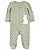 Pijama com pezinho Verdinho Coelho Branco - 3m (1 a 3 meses) - Carter's - Imagem 1