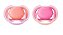 Chupetas Ultra Air Dupla Rosa/Pêssego - 6 a 18 meses - Philips Avent - Imagem 1