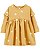 Vestido Mostarda Coração - 6m (3 a 6 meses) - Carter's - Imagem 1