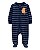 Pijama com pezinho Azul Dino bolso - 9m (6 a 9 meses) - Carter's - Imagem 1