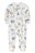Pijama com pezinho Branco Leãozinho Laranja - 3m (1 a 3 meses) - Carter's - Imagem 1