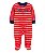 Pijama com pezinho Little Brother Vermelho - 9m (6 a 9 meses) - Carter's - Imagem 1