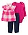 Conjunto 3 peças Colete Xadrez Pink - 18m (12 a 18 meses) - Carter's - Imagem 1