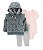 Conjunto 3 peças Moletom Verde Flores Rosa - 18m (12 a 18 meses) - Carter's - Imagem 1