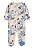 Pijama com pezinho Bege Safari - 3m (1 a 3 meses) - Carter's - Imagem 2