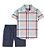 Conjunto 2 peças Xadrez Azul/Rosa - 3T (3 a 4 anos) - Carter's - Imagem 1