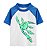 Camiseta UV Azul/Branca Dino - 2T (2 a 3 anos) - Carter's - Imagem 1
