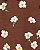 Pijama com pezinho Marrom Flores - RN - Carter's - Imagem 2