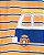 Pijama com pezinho Bus Laranja/Azul - 18m (12 a 18 meses) - Carter's - Imagem 2