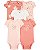 Kit Body 5 peças Sunshine Rosas - 6m (3 a 6 meses) - Carter's - Imagem 1