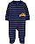 Pijama com pezinho Azul Marinho Guincho - 3m (1 a 3 meses) - Carter's - Imagem 1