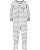 Pijama com pezinho Cinza Listrado - 18m (12 a 18 meses) - Carter's - Imagem 1