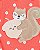 Pijama com pezinho Esquilo Coral - 18m (12 a 18 meses) - Carter's - Imagem 2