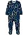 Pijama com pezinho Azul Marinho Corações - 2T (2 a 3 anos) - Carter's - Imagem 1