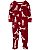 Pijama com pezinho Vinho Cachorros - 12m (9 a 12 meses) - Carter's - Imagem 1