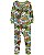 Pijama com pezinho Dino Verde/Laranja - 2T (2 a 3 anos) - Carter's - Imagem 1