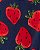 Pijama com pezinho Fleece Morango - 3m (1 a 3 meses) - Carter's - Imagem 3