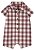 Romper Xadrez Vermelho - 3m (1 a 3 meses) - Carter's - Imagem 1