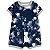 Romper Tie Dye Azul - 6m (3 a 6 meses) - Carter's - Imagem 1