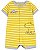 Romper Amarelo Tartaruga/Hipopótamo - 18m (12 a 18 meses) - Carter's - Imagem 1