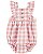 Body Quadriculado Coral/Roxo - 18m (12 a 18 meses) - Carter's - Imagem 1