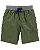 Bermuda Verde Musgo cós cinza - 3T (3 a 4 anos) - Carter's - Imagem 1