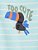 Conjunto 3 peças Regata Tucano Roxo/Azul - 12m (9 a 12 meses) - Carter's - Imagem 3